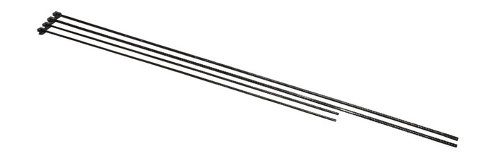 Stängselstolpe Svart Ø8 mm x 110 cm